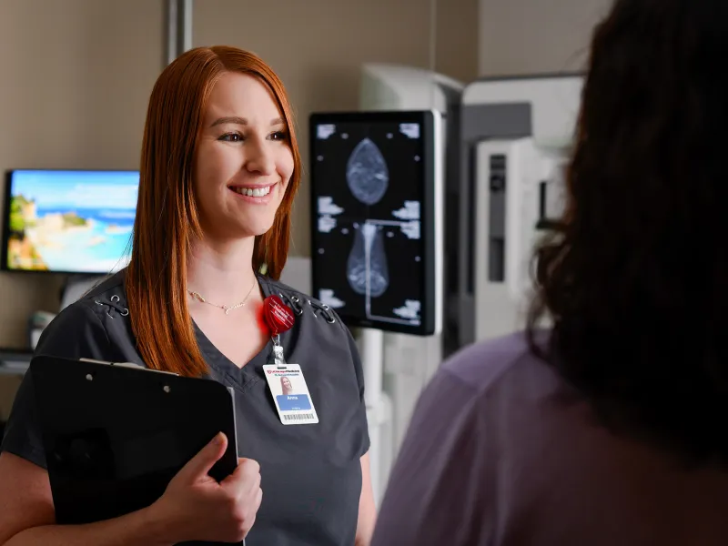 UCM Mammogram Tech in Office